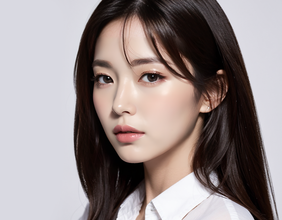 깨끗하고 맑은 피부를 가진 남성 이미지